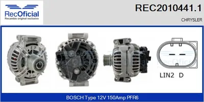 Alternador Chrysler PT CRUISER