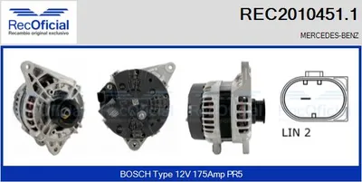 Alternador Mercedes-Benz B-CLASS Sports Tourer · Mercedes-Benz A-CLASS · Mercedes-Benz CLA Coupe