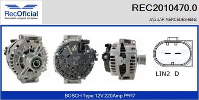Alternador Mercedes-Benz M-CLASS · Mercedes-Benz S-CLASS · Mercedes-Benz R-CLASS