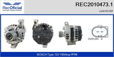 Alternador Land Rover FREELANDER 2 · Land Rover RANGE ROVER EVOQUE