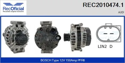 Alternador Audi A5 · Audi A4 B8 · Audi A4 B8 Avant