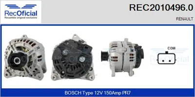 Alternador Renault LAGUNA II · Renault LAGUNA II Grandtour · Renault MEGANE II