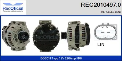 Alternador Mercedes-Benz S-CLASS · Mercedes-Benz S-CLASS Coupe