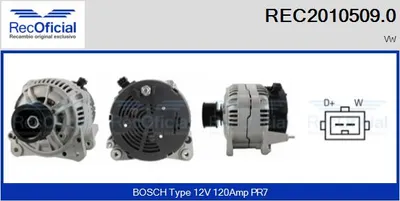 Alternador Vw PASSAT B3/B4 · Vw PASSAT B3/B4 Variant · Vw GOLF III