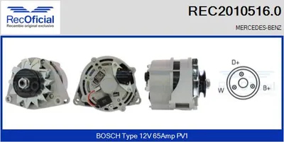 Alternador Mercedes-Benz 123 Coupe · Mercedes-Benz 123 T-Model · Mercedes-Benz S-CLASS