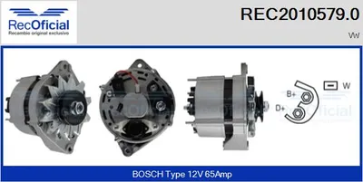 Alternador Vw POLO II · Vw POLO Coupe · Vw POLO CLASSIC