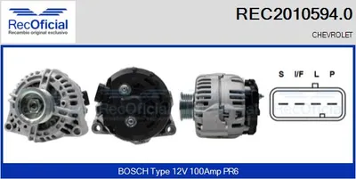 Alternador Chevrolet EXPRESS Bus · Chevrolet SILVERADO 2500