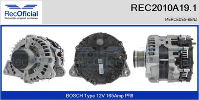 Alternador Mercedes-Benz A-CLASS · Mercedes-Benz A-CLASS Saloon