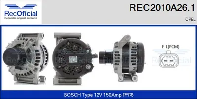 Alternador Opel CORSA E · Opel CORSA E Hatchback Van