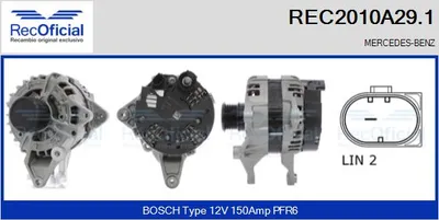 Alternador Mercedes-Benz C-CLASS · Mercedes-Benz C-CLASS T-Model · Mercedes-Benz C-CLASS Coupe