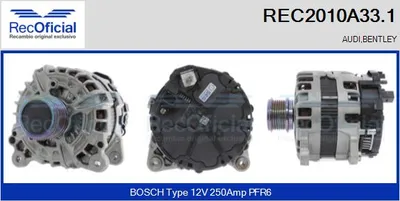 Alternador Audi Q7 · Bentley BENTAYGA