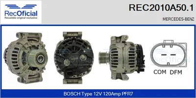 Alternador Mercedes-Benz C-CLASS · Mercedes-Benz C-CLASS Coupe · Mercedes-Benz C-CLASS T-Model