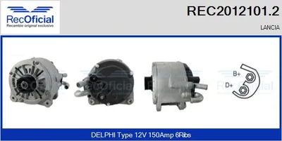 Alternador Lancia THESIS