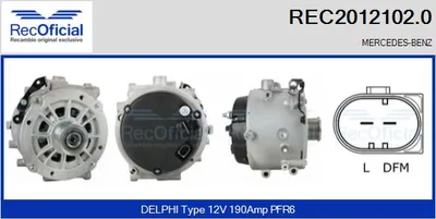 Alternador Mercedes-Benz G-CLASS · Mercedes-Benz E-CLASS · Mercedes-Benz E-CLASS T-Model