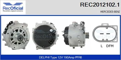 Alternador Mercedes-Benz G-CLASS · Mercedes-Benz E-CLASS · Mercedes-Benz E-CLASS T-Model