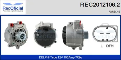 Alternador Porsche CAYENNE