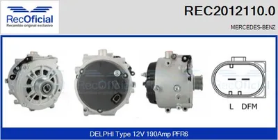 Alternador Mercedes-Benz E-CLASS · Mercedes-Benz E-CLASS T-Model · Mercedes-Benz M-CLASS