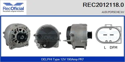 Alternador Vw TOUAREG