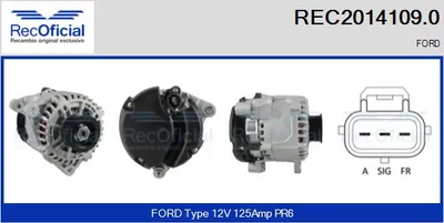 Alternador Ford TOURNEO CONNECT · Ford TRANSIT CONNECT