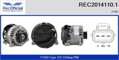 Alternador Ford TOURNEO CONNECT · Ford TRANSIT CONNECT