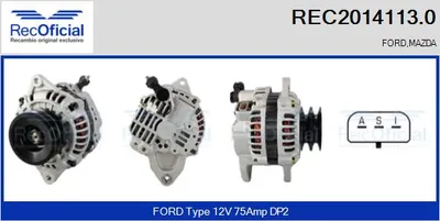 Alternador Mazda B-SERIE · Ford RANGER