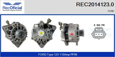 Alternador Ford FOCUS I
