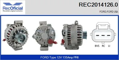 Alternador Ford Usa MUSTANG Coupe · Ford Usa MUSTANG Convertible