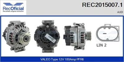 Alternador Audi A7 Sportback · Audi A6 C7 · Audi A6 C7 Avant