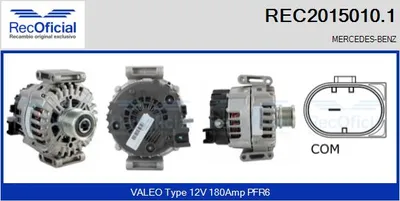 Alternador Mercedes-Benz C-CLASS · Mercedes-Benz GLK-CLASS