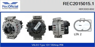 Alternador Mercedes-Benz C-CLASS · Mercedes-Benz C-CLASS T-Model · Mercedes-Benz E-CLASS