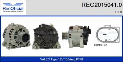 Alternador Ford C-MAX II · Ford GRAND C-MAX · Ford FOCUS III