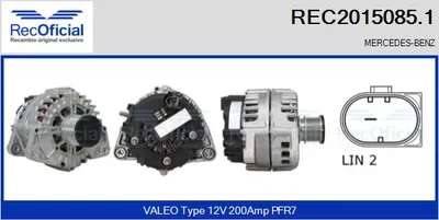 Alternador Mercedes-Benz C-CLASS · Mercedes-Benz C-CLASS T-Model