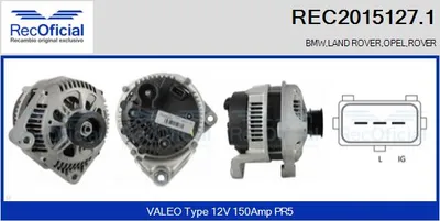 Alternador Opel OMEGA B Estate · Bmw 7 · Bmw 5