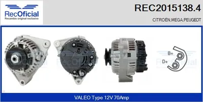 Alternador Peugeot 106 I · Citroën ZX · Peugeot 306 Hatchback