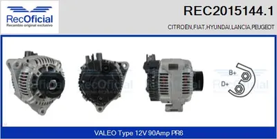 Alternador Peugeot 806 · Citroën XANTIA · Citroën ZX