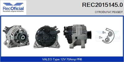 Alternador Peugeot 306 Hatchback · Peugeot 306 · Citroën C15 Box Body/MPV