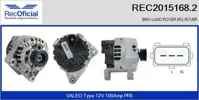 Alternador Rover 75 · Land Rover FREELANDER I · Rover 75 I Tourer