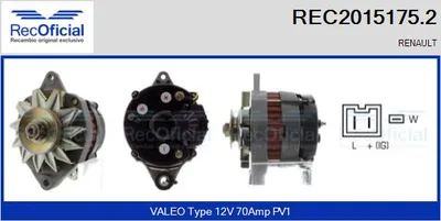 Alternador Renault ESPACE II · Renault 21 Saloon · Renault 21 Estate