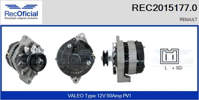 Alternador Renault RAPID Box Body/MPV · Renault CLIO I · Renault 11