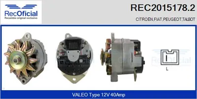 Alternador Peugeot J5 Bus · Citroën C25 Bus · Peugeot 504