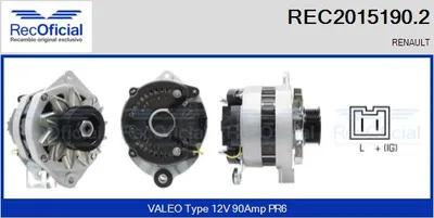 Alternador Renault 11 · Renault 19 II Cabriolet · Renault 19 I