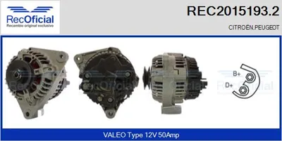 Alternador Peugeot 106 I · Citroën ZX · Peugeot 306 Hatchback