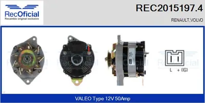 Alternador Volvo 340-360 · Renault MASTER I Van · Renault MASTER I Platform/Chassis
