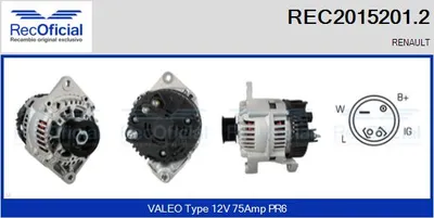 Alternador Renault CLIO I · Renault LAGUNA I · Renault LAGUNA I Grandtour