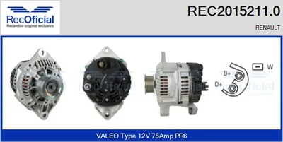 Alternador Renault LAGUNA I · Renault LAGUNA I Grandtour · Renault MEGANE I