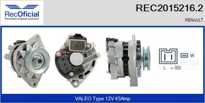 Alternador Renault 12 · Renault 4 · Renault 4 Box Body/MPV