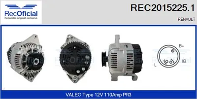 Alternador Renault MEGANE I · Renault MEGANE I Coach · Renault MEGANE I Classic
