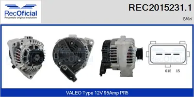 Alternador Bmw 3 Compact · Bmw 3 · Bmw 3 Touring