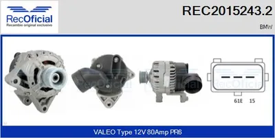 Alternador Bmw 7 · Bmw 5 · Bmw 5 Touring