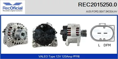 Alternador Seat CORDOBA · Audi A4 B5 · Seat IBIZA II